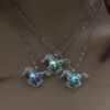 Wholesale Alloy Luminous Hollow Necklaces