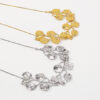 Wholesale Metallic Leaf Exaggeration Alloy Necklaces
