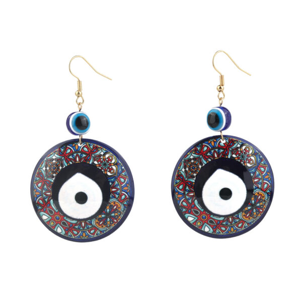 Wholesale Devil Eyes Acrylic Earrings