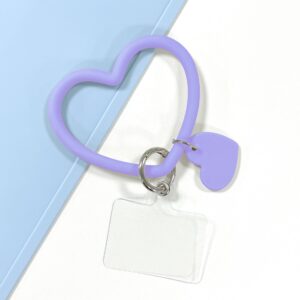 Heart-shaped-light purple