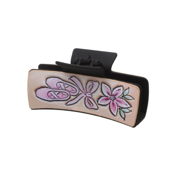 Wholesale Western Style MAMA Bow Leather Hair Clip Shark Clip Combination