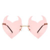 Wholesale Little Devil Frameless Sunglasses AC