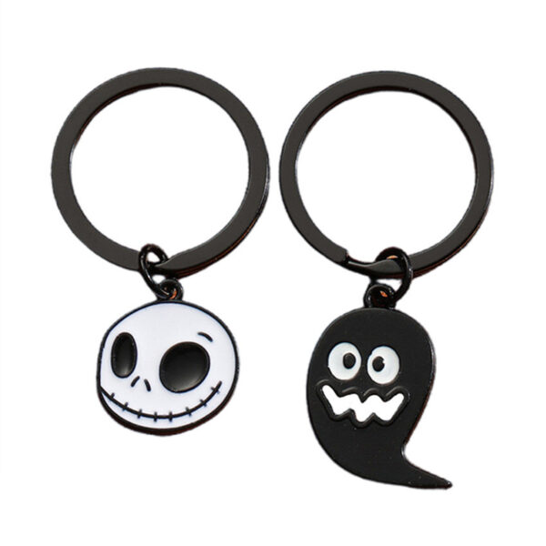 O1CN01WYHQSj1bFjkNZ6guW_2857743436-0-cib Wholesale Halloween Cartoon Bat Ghost Zinc Alloy Keychain