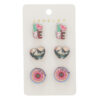 Wholesale Valentine's Day LOVE Love Set Wooden Earrings