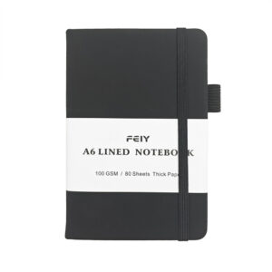 A6 / A6 black 80 horizontal lines inside page