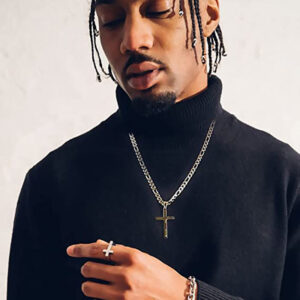 O1CN01Wbb5dz1E3c0xoLxzU__2211909900296-0-cib Wholesale Stainless Steel Cuban Chain Cross Necklaces