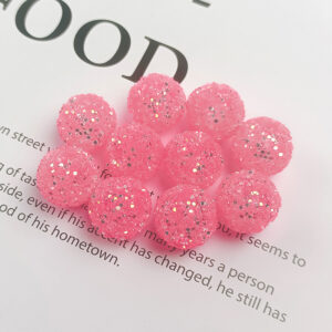 C16 golden transparent deep powder-Jg122 / 16MM straight hole