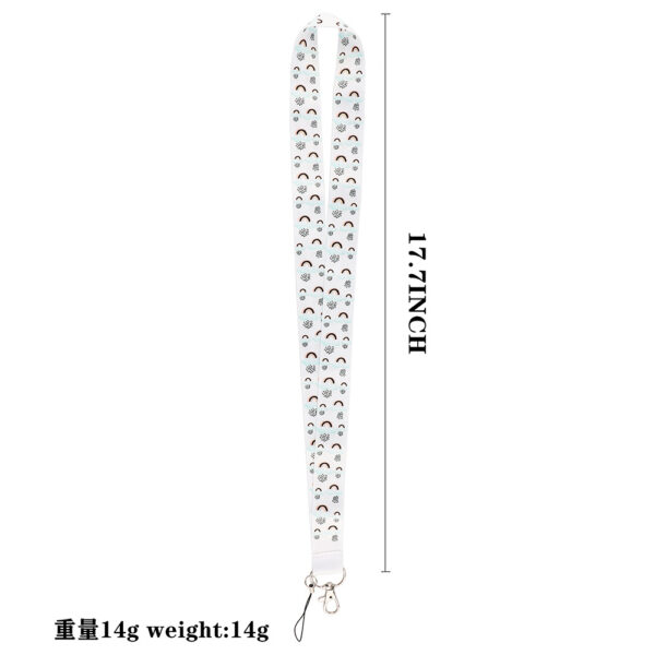 Wholesale Rainbow Polyester Badge Lanyard