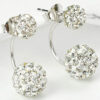 Wholesale Rhinestone Ball Alloy Earrings