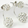 Wholesale Rhinestone Ball Alloy Earrings