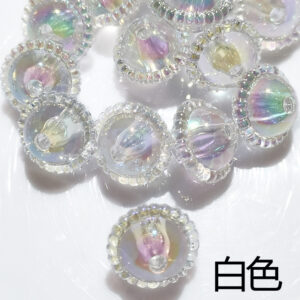 White / 12x16mm ice through uv UFO