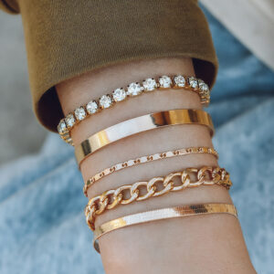 O1CN01WeuqWP2AVJhoPk4DJ__2073408208-0-cib Wholesale Rhinestone Copper Handmade Claw Chain 5pcs Bracelet