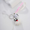 Wholesale Metal Ring Halloween Decoration Ghost Keychain