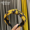 Wholesale Fabric Wide Edge Cross Knot Headband