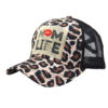 Wholesale Aztec Cotton Cross Printed Horsetail Baseball Cap