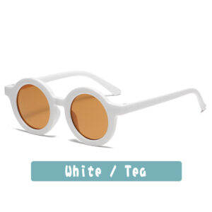 White framed tea slices