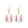 O1CN01WgV1Pa1I8Qg6WkvzH_2212514370848-0-cib Wholesale Baseball Drip Oil Alloy Earrings