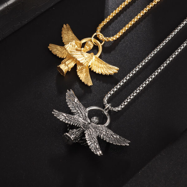 Wholesale Seraph Pendant Alloy Necklace