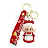 Wholesale Christmas Creative Cute Cartoon Plastic Keychains