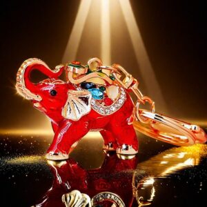 A658 lucky elephant ruyi red / Single OPP bag packaging