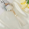 Wholesale Silicone Beaded Wrist Keychain