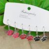 O1CN01WmZxp124EvxEt6Vra_2207921077360-0-cib Wholesale Colorful Glitter Oil Dripping Dog Paw Earrings