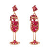 O1CN01Wp8rQH1gFnuRKetRc_2213748334113-0-cib Wholesale Pearl Inlaid Diamond Wine Glass Shaped Alloy Earrings