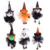 Wholesale Halloween Decoration Props Super Soft Cloth Pumpkin Witch White Ghost Gauze Skirt Doll Pendant