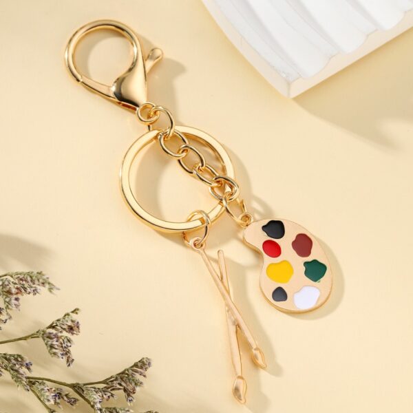 Wholesale Palette Metal Keychain