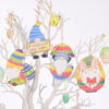 Wholesale of Easter Wooden Painted Printed Decorations