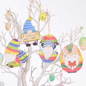 Wholesale of Easter Wooden Painted Printed Decorations
