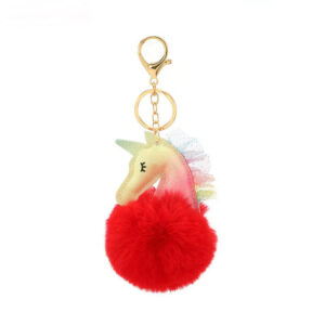 Red / 8cm + gold keychain