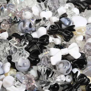 Black / About 500 g/bag (mixed at random)