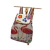 Wholesale Canvas Embroidery Knit Backpack
