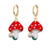 O1CN01WxJjHl2CFrabuLKhw_2207539588445-0-cib Wholesale Easter Red Mushroom Alloy Earrings