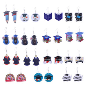 Wholesale Graduation Season Wooden Earrings