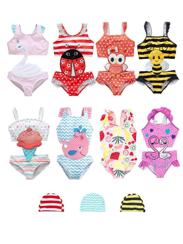 Wholesale Kids Quick Dry Polyester Swimwear
