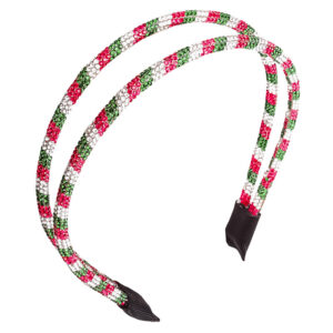 Double striped christmas headband