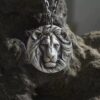 Wholesale Lion Head Pendant Alloy Necklaces