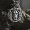 Wholesale Lion Head Pendant Alloy Necklaces