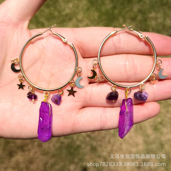 O1CN01X2qkPX1iLPsAqTkYT_2213113774396-0-cib Wholesale Amethyst Alloy Earrings
