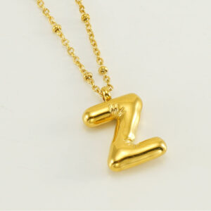 Gold letter Z (with chain)