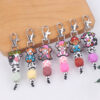 Wholesale Creative Cartoon Beef Beef Beaded Silicone Keychain