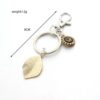Wholesale New Creative Sunflower Leaf Keychain