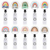 O1CN01X9CdFA1DSyNzxPJyk_971130216-0-cib Wholesale Badge Reels Acrylic Rainbow Mental Health Retractable Keychain