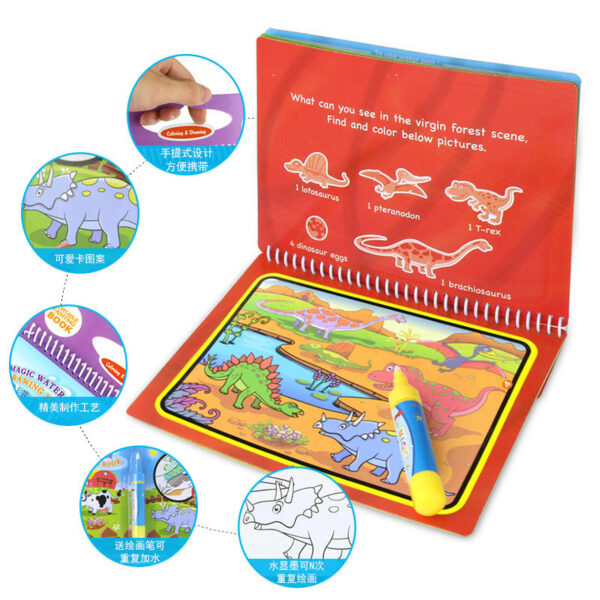 Wholesale Paper Water Painting Books Can Be Reused, and Water Graffiti Books Can Be Used Repeatedly