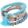 O1CN01XCQleP24CBPc4XRTs_2149317354-0-cib Wholesale Evil Blue Eyes Tassel Alloy Bracelet