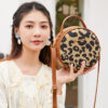 O1CN01XCjQda1RX0NrRxMQL_2210054182120-0-cib Wholesale PU Leopard Handle Shoulder Small Round Bag