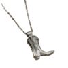 Wholesale Western Style Cowboy Boots Vintage Necklace Clavicle Chain
