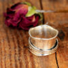 Wholesale Vintage Rotatable Rose Alloy Rings